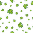 Seamless shamrock background