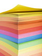 Stack of multicolored notes Stack of multicolored notes