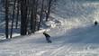 Snowboarders going by3