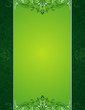 green background with shamrock green background with shamrock
