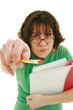 Teacher upset Teacher upset