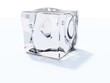 Ice cube isolated on white Ice cube isolated on white