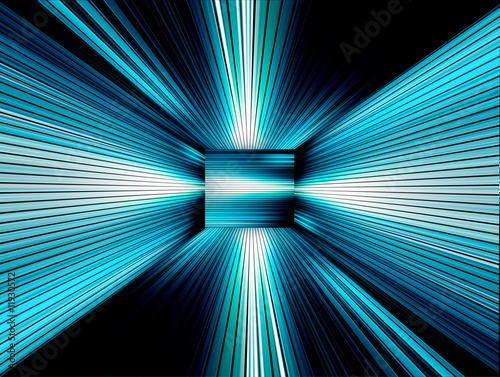 Illustration: blue square blue square