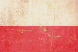 polish flag grunge