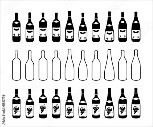 Vector: Bottles Bottles