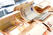 euro banknotes