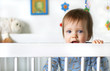 Baby in a crib