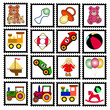 stamps with toys stamps with toys