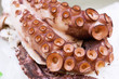 Photo: fresh octopus on a market stall fresh octopus on a market stall
