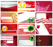 Set of business cards