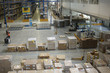 Photo: Warehouse floor with pallets,racking & personel Warehouse floor with pallets,racking & personel