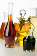 various types of oil and balsamic vinegar