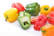 Green Red Yellow and Orange Bell Peppers
