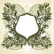 Floral vintage background
