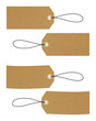 Etiquettes  vierges (kraft)