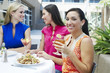Friends in a Restaurant