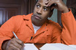 Criminal writing in court