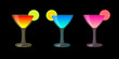cocktails farbig