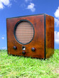 Old Radio on Grass