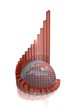 raster globe success graph raster globe success graph