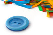 Foto: Blue button and strips Blue button and strips