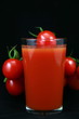 Tomato juice in glass