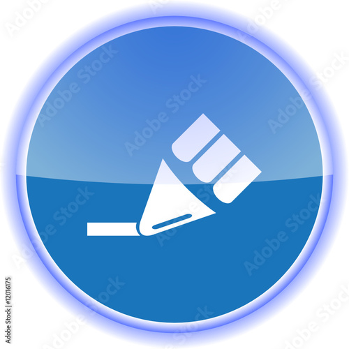 blue pencil icon