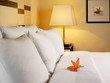 Bedroom, romantic situation.