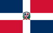 Flagge Dominikanische Republik
