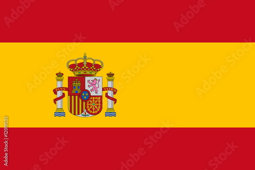 Illustration: Flagge Spanien Flagge Spanien