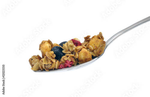 Photo: Spoonful of granola Spoonful of granola