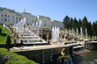 St.-Petersburg, Peterhof, fountains the-big cascade St.-Petersburg, Peterhof, fountains the-big cascade