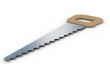 Saw on a white background. Tool. Isolated 3D image Saw on a white background. Tool. Isolated 3D image