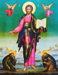 Christ with angels ancient icon