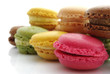 Macarons multicolores