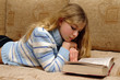 Girl with book