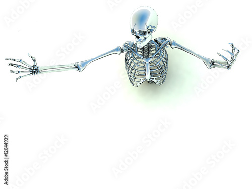 Illustration: Skeleton In A Pose 5 Skeleton In A Pose 5