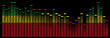 colorful music equalizer - vector image