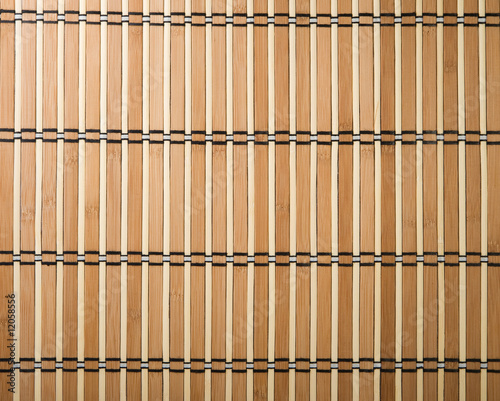 Photo: Bamboo mat background Bamboo mat background