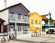 Casas tipicas da praia da Costa Nova