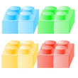 Vektor: Legosteine Legosteine