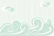 water Background. Waves. Vector illustration.