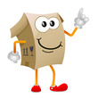 Vector: cardboard cartoon character vector 1 cardboard cartoon character vector 1