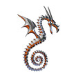 Ilustracion de un Dragon Mitico