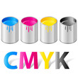 Vektor: CMYK - Druckfarben CMYK - Druckfarben