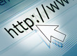 Mouse Icon Clicking on Http:www text