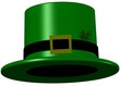 Leprechaun Hat With 4 Leaf Clover - Saint Patricks day