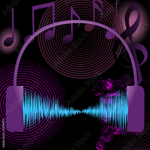 music background. abstract music background
