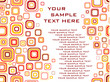 Flyer with copy space, seamless by vertical and horizontal