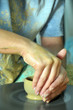 hands working